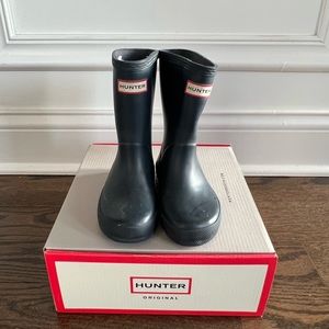 Kids First Classic Hunter Rain Boots Navy